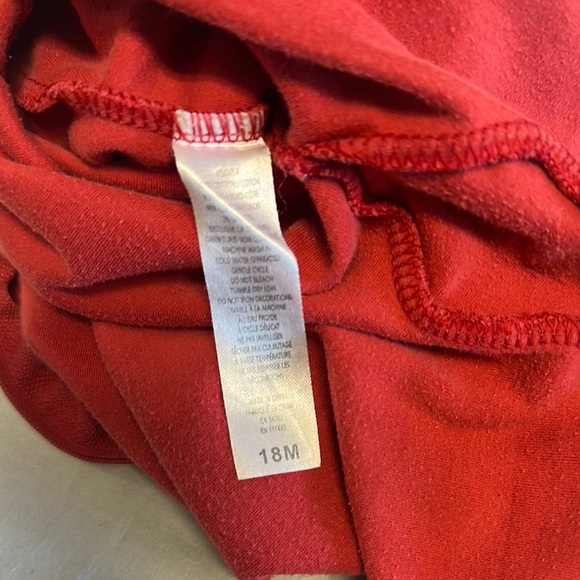 Pekkle Red and Blue robot onesie sleeper with side zipper - Picture 4 of 4